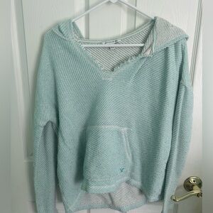 Womens American Eagle hooded shirt